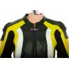 RTX Aero Evo Yellow Biker Leather Motorcycle Jacket